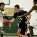 Rudolf Steiner High School Steven Molitor dribbles toward the rim in the game against Arbor Prep on Tuesday, Jan. 22. Daniel Brenner I AnnArbor.com